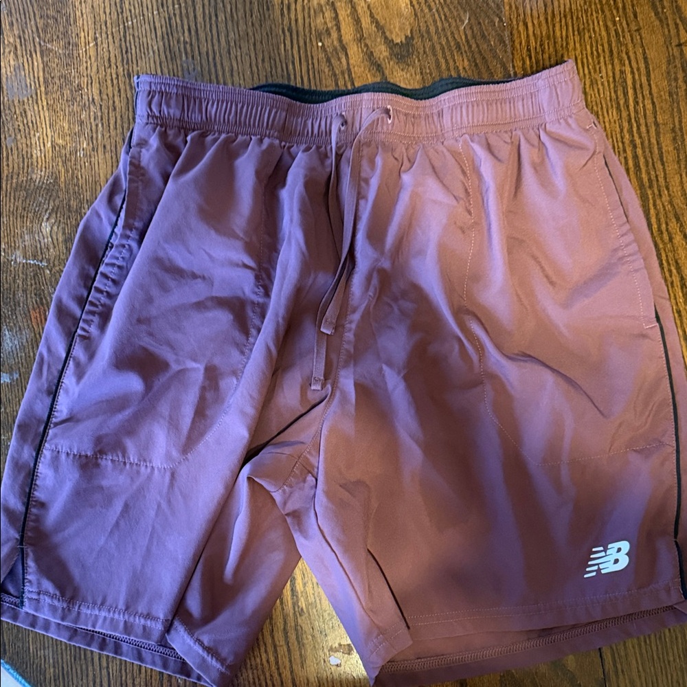 New Balance Men's Maroon Athletic Shorts